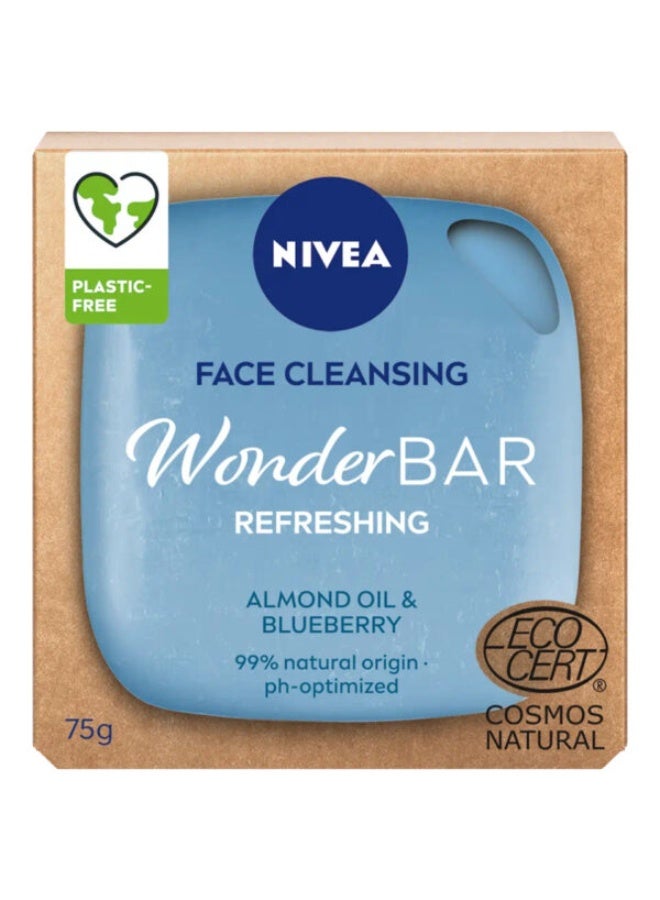 Face Cleaning Magic Bar Refreshing Almond Oil & Blueberry 75g